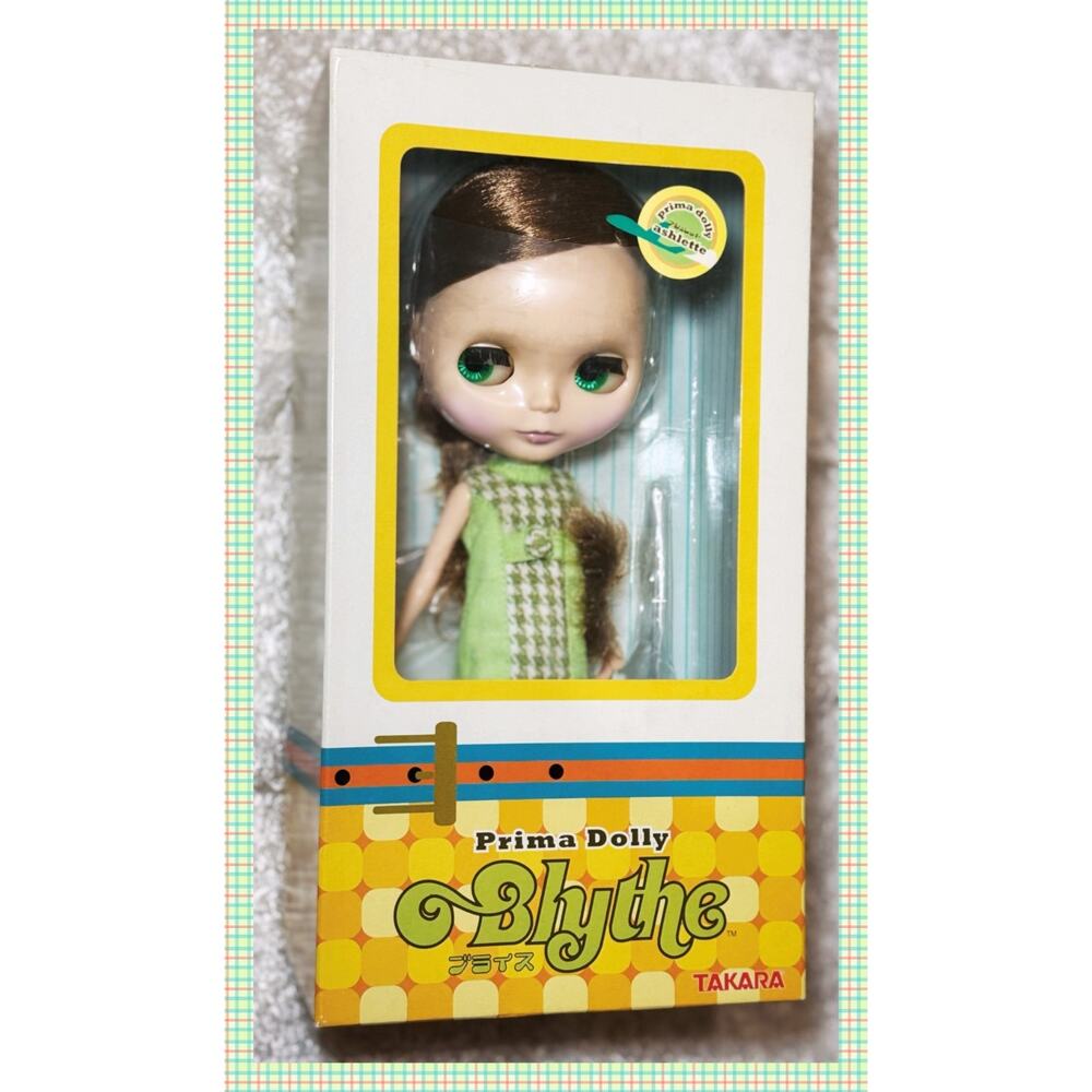 Neo Blythe Fashion Doll Prima Dolly Ashlette Vtg 2006 Takara Hasbro 11" Ashlet